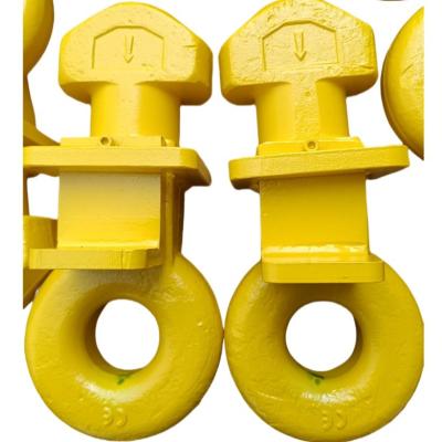 China Custom Sizes G80 Container Hook Lifting Hook Rigging Eye for Material Handling Needs for sale