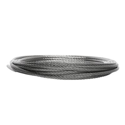 China 7x7 7X19 Heavy Duty Stainless Steel Wire Rope for General Hardware Applications for sale