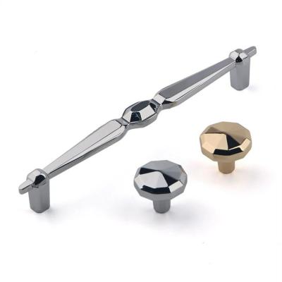 China Stainless Steel Cabinet Trim Hardware With Stamped Kitchen Cabinet Handles And Knobs for sale