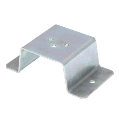 China Roestvrij staal OEM CNC hardwarecomponenten gegalvaniseerd hout connector hoek L bracket balk steun bouwers Te koop