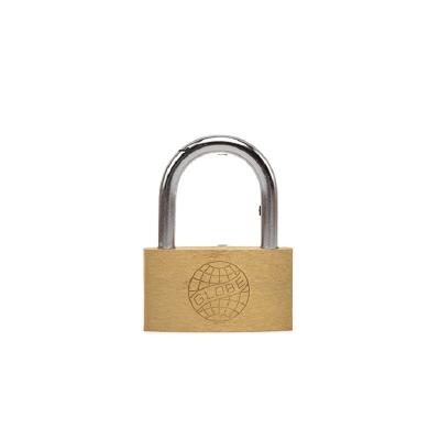 China High Security 40mm High Security Cheap Price Portable GLOBE Brass Padlock With Keys for sale