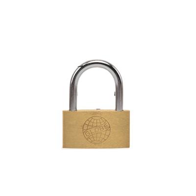 China High Security 50mm High Security Cheap Price Portable GLOBE Brass Padlock With Keys for sale