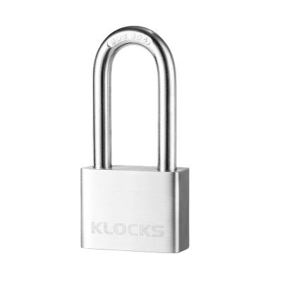 China Warehouse KLOCKS 50MM Anti-Cutting Anti-Rust Stainless Steel Waterproof Key Padlock for sale