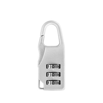 China Zinc Alloy Portable Mini Suitcase Padlock Super Safe Combination Lock 3 Digit Combination Padlock for sale