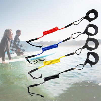 China coiled & Premium Cheap Price Bodyboard Stretchable Cheap Price Bodyboard Wrist Rope Leash Boogie Board Surf Board Surf Leashes for sale