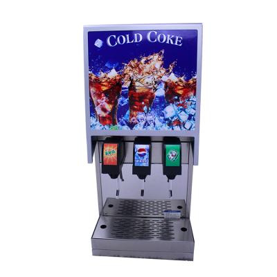 China 3 flavors cold water and soda water fountain dispenser machine 400*710*875mm for sale