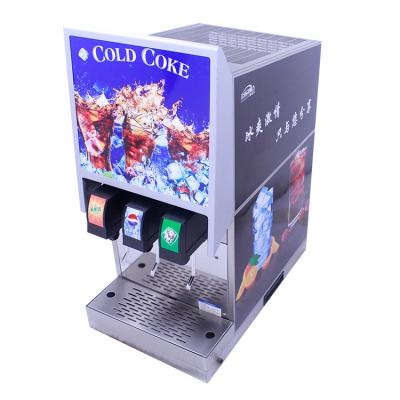 China Lowest Price Counter Carbonated Soda Fountain Dispenser Soda Machine 400*710*875mm for sale