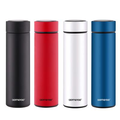 China Smart Business Dameida LCD 500ml Temp Display Directly 304 Stainless Steel Vacuum Cup Thermos Flask Water Bottles With Custom Logo for sale