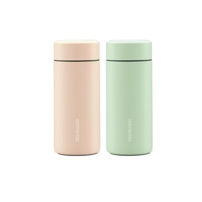 China Dameida 2022 new mini dual wall lgo stainless steel vacuum food flask pocket thermos colorful portable vacuum cup viable custom for sale