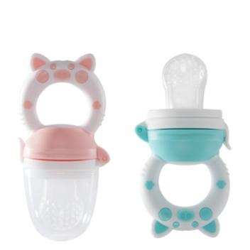 China Amazon BPA Free Food Grade Silicone Baby Pacifier Milk Tooth Bite Toy Toy Fruit Vegetable Food Bites Funny Auxiliary Pacifier for sale