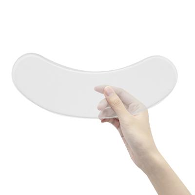 China Clear Reusable Silicone Anti-Wrinkle Neck Wrinkle Waterproof Custom Protective Pads for sale