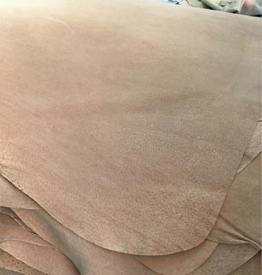 China Beige color pig split leather for shoes lining bags garments etc for sale