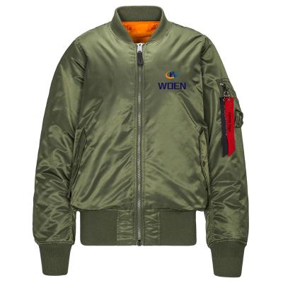 China Viable Mens Clothing Suppliers Wholesale Custom Zipper Bomber Jacket for sale