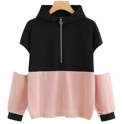 China Custom Fashion Women Anti-shrink Sports Sweatshirt Hoodies For Young Girls Sweatshirts for sale