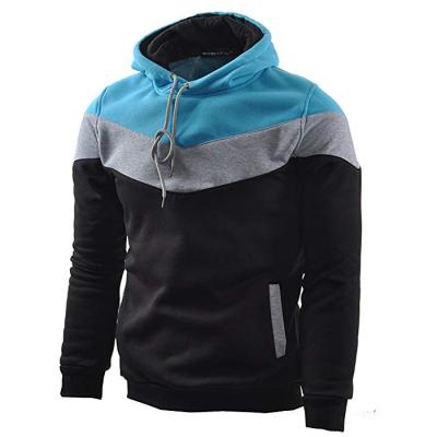 China Mooncolour Anti-pilling Men's Novelty Color Block Hoodies Sport Outwear Sweatshirt for sale