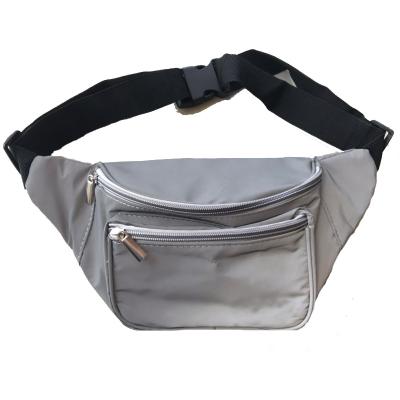 China Custom Made 3M Reflective Fanny Pack Blank Design Own Logo Waist Bag Water Proof for sale