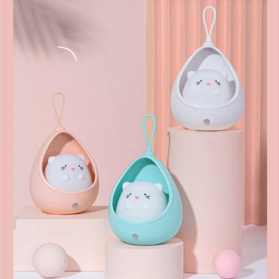 China Cartoon LED Lamp USB Silicone Rechargeable Light Cute Cute Cat Lamp night light Children's Lamp for sale