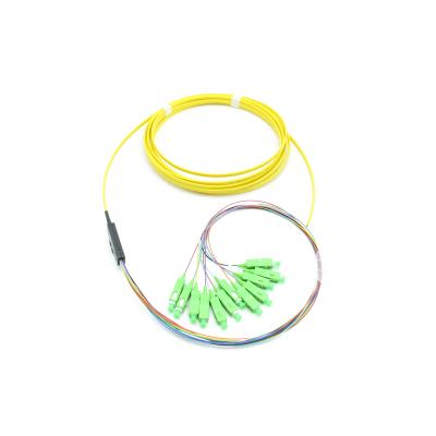 China FTTx Solution Data Center GPON China Good Prices Custom Logo SM SC Ribbon Fan Out Fiber Optic Fiber Pigtail for sale