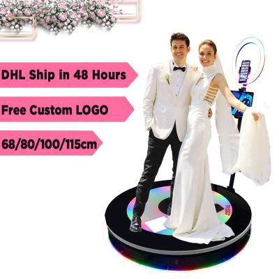 China New Design 360 Camera Party Selfie Photo Booth 360 Photo Selfie Photo Booth With Battery And Flight Carrying Case 68cm for sale