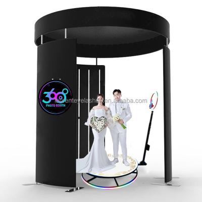 China Custom Inflatable Photo Booth Wall Mount 360 Photos Outdoor Backdrop Portable Event Fence Booth Festival For Wedding for sale