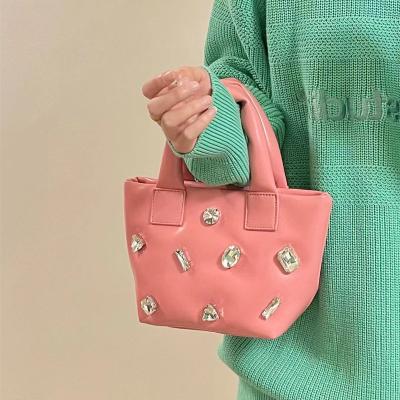 China Women Bag Waterproof PU Duffel Bag Tote Lady Handbags PU Shopping Handbags For Women for sale