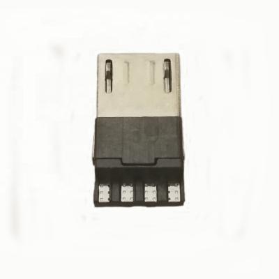 China Manufacturer Direct Supply Extended V8 4Pin Male HORIZONTAL Type B USB Micro Connector for sale