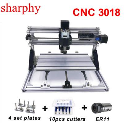 China 3018 Hotels Mini CNC 5.5KW Laser Engraving Machine Laser Engraving Machine Machine 110V-240V 300*180*45mm for sale