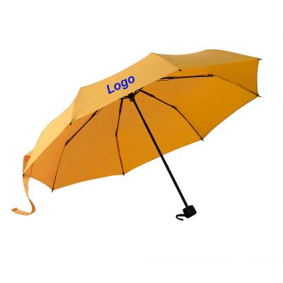 China CLASSIC Orange Custom Logo Branding Cheap Price Mini Small Umbrella For Promotion for sale