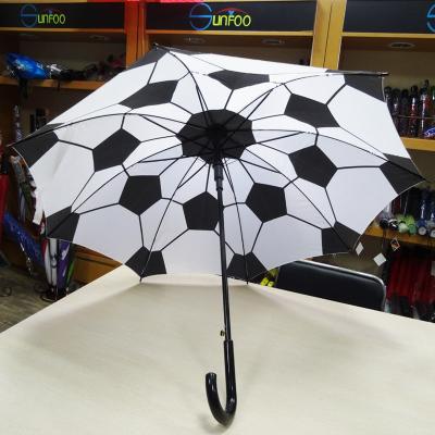 China Automatic Promotion Daily Use Football Umbrella And Soccer Umbrella For Promotion for sale