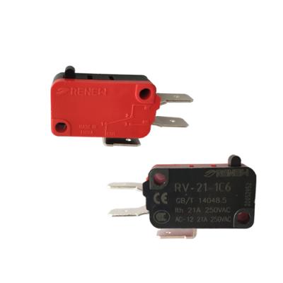 China PBT-G30 V Series Micro Switch RV-21-1C6 Micro Switch 21a 125 250vac for sale