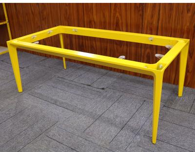 China Modern Design Modern Chinese Furniture Office Coffee Table Powder Coated Metal Frame Office Meeing Room Furniture Standard Leg for sale