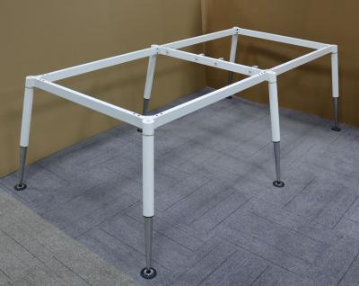 China Modern Furniture Office Table Leg Chrome / Powder Coating Metal Table Leg For Metal Table Frame ISO Standard Certificate for sale