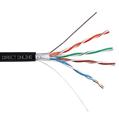 China cat6 sftp cord rov door cable rg59 think patch kablo unprotected packing smartty makine sheilding with messenger Cat 6 utp sftp cord for sale