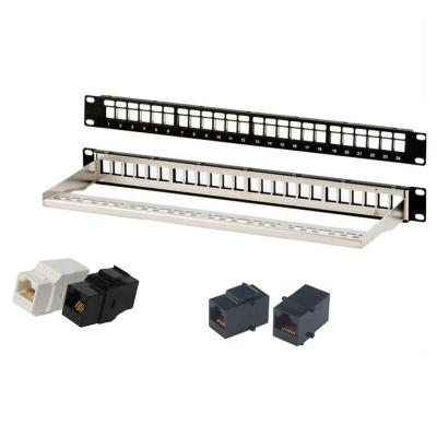 China Communication Factory Cable Legrand modular 110 120 puerto de fibra ethernet bnc patch panel for sale