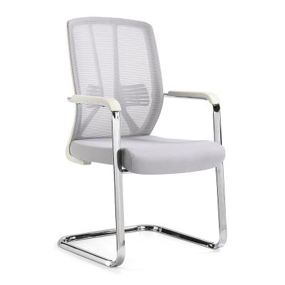 China Cooling Mesh Fabric For Chair In The Middle Back Office Chair Foshan Mesh Executive Mesh Chairs Office Gray for sale