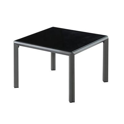 China Classic American Style Iron Design Cooling Black Coffee Tables for sale