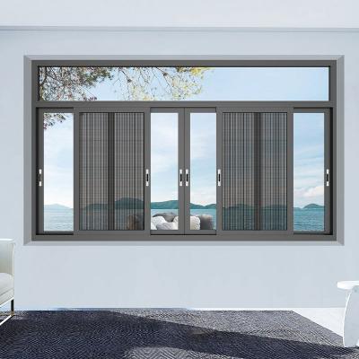 China Sliding Aluminum Alloy Sliding Windows Latest Design Aluminum Alloy Sliding Windows Australia Standard for sale