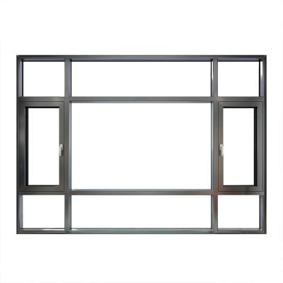 China Swing Break Heat Insulation Thermal Soundproof Aluminum Inswing Casement Inswing Window for sale