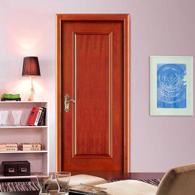 China Design Waterproof Interior Teak Wood Solid Teak Door Panel Bedroom Wood Door Price for sale