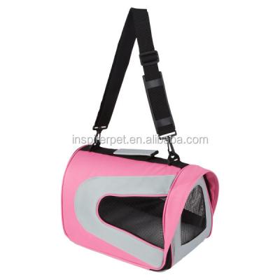 China Breathable Soft Oxford Handle Pet Travel Outdoor/Indoor Bags Carrier Fashion Dog Cat Bag Tote Purse Handbag for sale