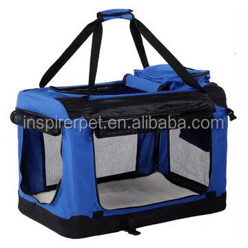 China Breathable Pet Supplies Wholesalers Collapsible Pet Crate With Curtain for sale