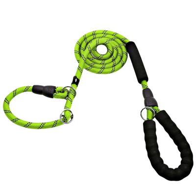 China 180cm Durable 6 Feet Anti-Clogging Thoughtful P Dog Slip Rope Leash Chain Lead with Soft Padded Handle for Medium Large Dogs for sale