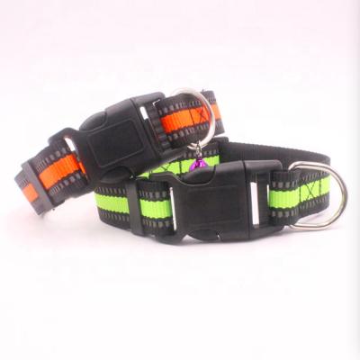 China Factory Padded Reflective Adjustable Nylon Dog Collar Collars Padded for sale