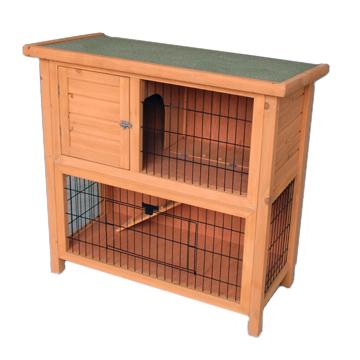 China Small Viable Pet Cage Wooden Rabbit House Wood Hutch Box for sale