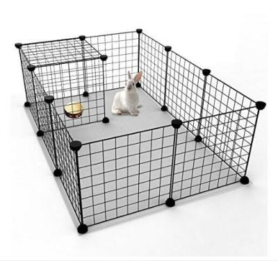 China Sturdy Lightweight Flexibility Portable Animal Fence Pet Playpen Fence Viable For Dogs Aviary Door Safety Gate Supplies For Rabbit for sale