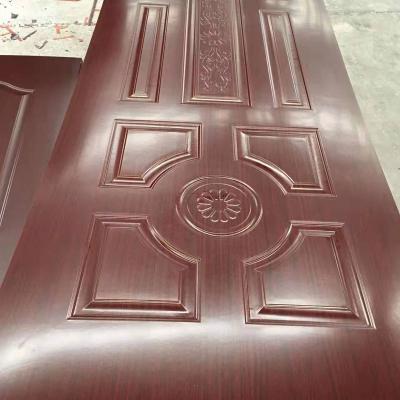 China Moisture Proof Natural Teak Veneer Skin Door for sale