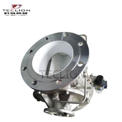 China Econometric Heavy Flow Air Lock Rotary Valve For Dust Collector Tungsten Carbide Material for sale