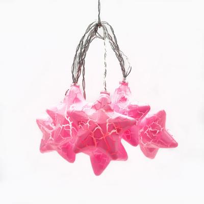 China Gift DB059 LED Pink Lava Star Christmas Light String Gifts Girls Like Soft Decoration Sweet Ornaments for sale