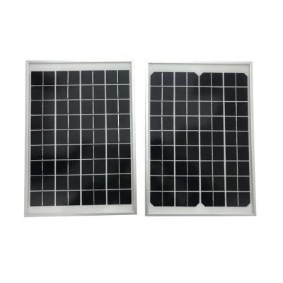 China XRSOLAR Top 1 customized 10 watt 18v small mono glass solar panel for automatic door XRP--10W for sale