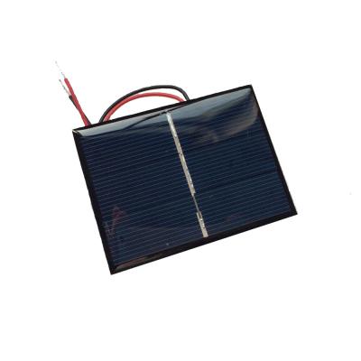 China XRSOLAR Customized 80x60mm Small Toys 0.6w Sticks Resin Solar Panel XRE-8060-1.5v0.6P for sale